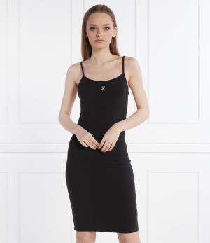 Calvin Klein Jeans Sukienka SLUB RIB