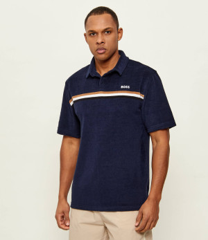 BOSS BLACK Polo Iconic | Regular Fit frotté