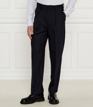 Emporio Armani Spodnie | flare fit | z dodatkiem wełny