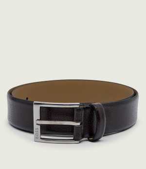 BOSS BLACK Skórzany pasek Elloy-Gr_Sz35