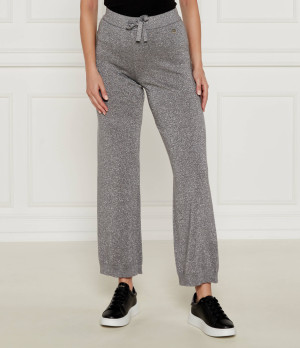 Joop! Wełniane spodnie dzianinowe 58 | flare fit