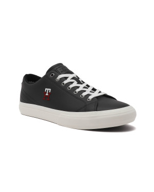 Tommy Hilfiger Skórzane sneakersy TH HI VULC STREET LOW LEATHER