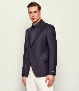 Karl Lagerfeld Marynarka | Slim Fit | z dodatkiem wełny