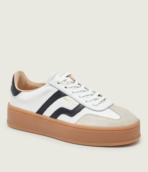 Gant Skórzane sneakersy Cuzmani | zamsz