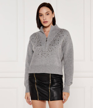 Pinko Sweter BOMBAY | Loose fit | z dodatkiem wełny i kaszmiru