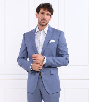 BOSS BLACK Wełniana marynarka H-Huge-MM-224 | Slim Fit