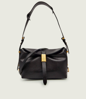 Pinko Skórzana torebka na ramię Saddle Mini