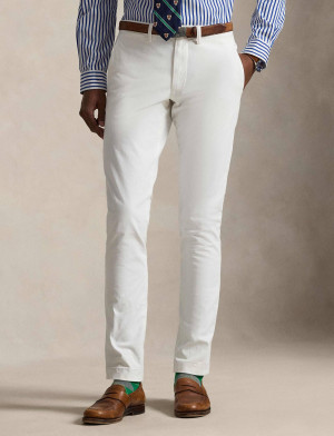 POLO RALPH LAUREN Spodnie chino Bedford | Slim Fit | stretch