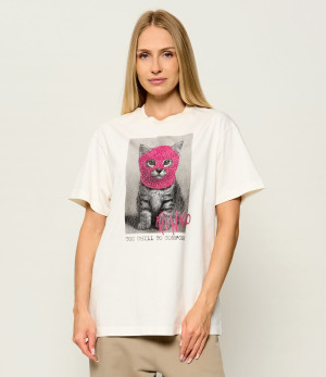 Pinko T-shirt Ogliastro Punk Cat Jer | Relaxed fit