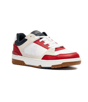 Tommy Hilfiger Skórzane sneakersy BASKET