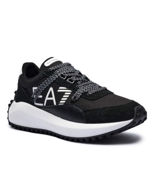 EA7 Sneakersy | z dodatkiem skóry