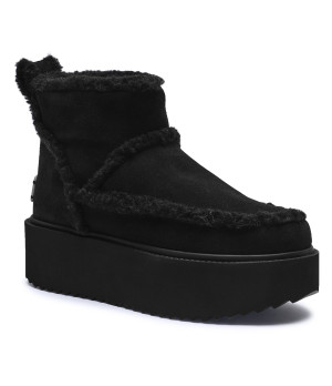 INUIKII Śniegowce Inuikii x Coccinelle Classic Low | shearling | zamsz | wełna