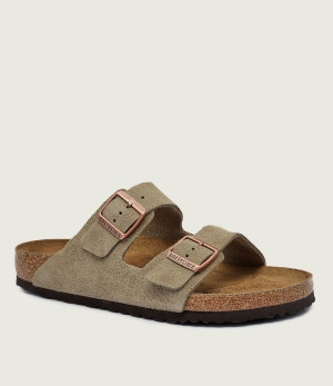 Birkenstock Klapki Arizona | regular fit | zamsz