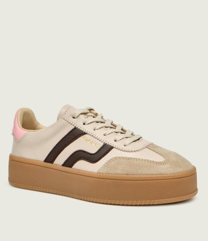 Gant Skórzane sneakersy Cuzmani | zamsz