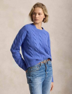 POLO RALPH LAUREN Wełniany sweter | Loose fit | z dodatkiem kaszmiru