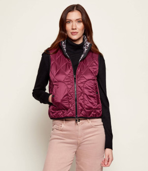 Marc Cain Dwustronny bezrękawnik | Regular Fit