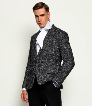 Karl Lagerfeld Marynarka | Slim Fit | z dodatkiem wełny
