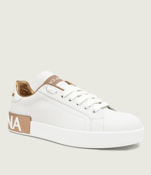 Dolce & Gabbana Skórzane trampki