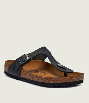 Birkenstock Skórzane japonki Gizeh | Regular Fit