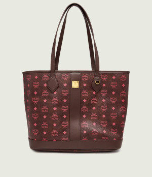 MCM Shopperka + saszetka Liz | z dodatkiem skóry
