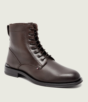 Tommy Hilfiger Skórzane buty wysokie