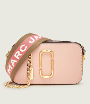 Marc Jacobs Skórzana listonoszka The Colorblock Chain Snapshot