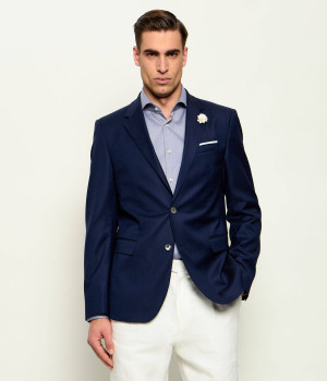 Joop! Wełniana marynarka WeddingHerby | Slim Fit