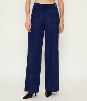 MAX&Co. Spodnie GINOSA | Relaxed fit | sztruks
