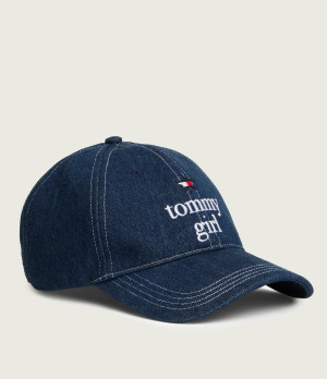 Tommy Hilfiger Jeansowa bejsbolówka Tommy Girl
