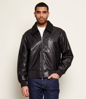 Calvin Klein Jeans Kurtka bomber | Loose fit | shearling