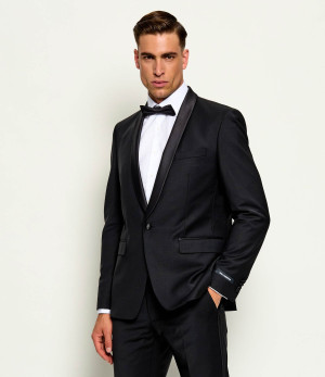 Karl Lagerfeld Marynarka | Regular Fit | z dodatkiem wełny