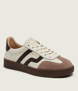 Gant Skórzane sneakersy Cuzima | zamsz