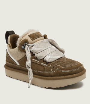 UGG Sneakersy Lowmel | shearling | zamsz | z dodatkiem wełny
