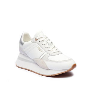 TWINSET Skórzane sneakersy