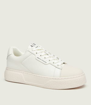 Armani Exchange Skórzane sneakersy