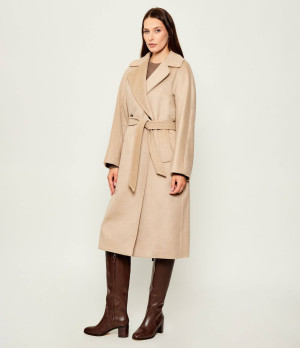 Weekend MaxMara Wełniany płaszcz RESINA