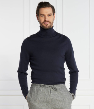 Calvin Klein Wełniany golf | Slim Fit