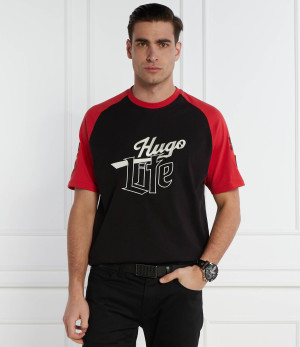 HUGO T-shirt Dilife | Loose fit