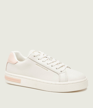 Armani Exchange Skórzane sneakersy