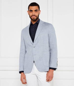Oscar Jacobson Marynarka Ferry | Regular Fit | z dodatkiem lnu