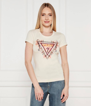 GUESS T-shirt FLOWERS | Slim Fit