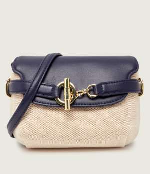 LAUREN RALPH LAUREN Listonoszka Blaike | z dodatkiem skóry