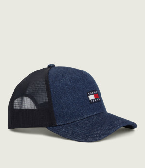 Tommy Jeans Jeansowa bejsbolówka HERTIAGE