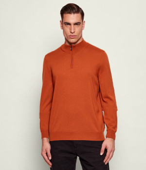 BOSS BLACK Wełniany sweter Ebenji | Regular Fit