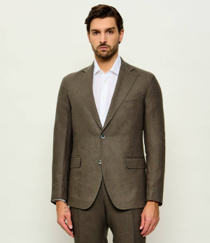 Oscar Jacobson Lniana marynarka Fogerty | Regular Fit