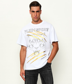 Plein Sport T-shirt Tiger Golden Scratch | Regular Fit