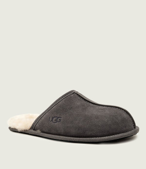 UGG Ocieplane obuwie domowe M SCUFF | z dodatkiem wełny | zamsz