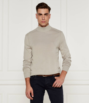 BOSS ORANGE Wełniany golf Avac_M | Regular Fit