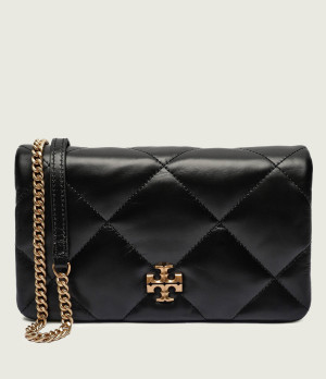 TORY BURCH Skórzana torebka na ramię Kira Diamond