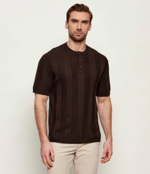 Drykorn Polo FREEKO | Regular Fit | z dodatkiem lnu